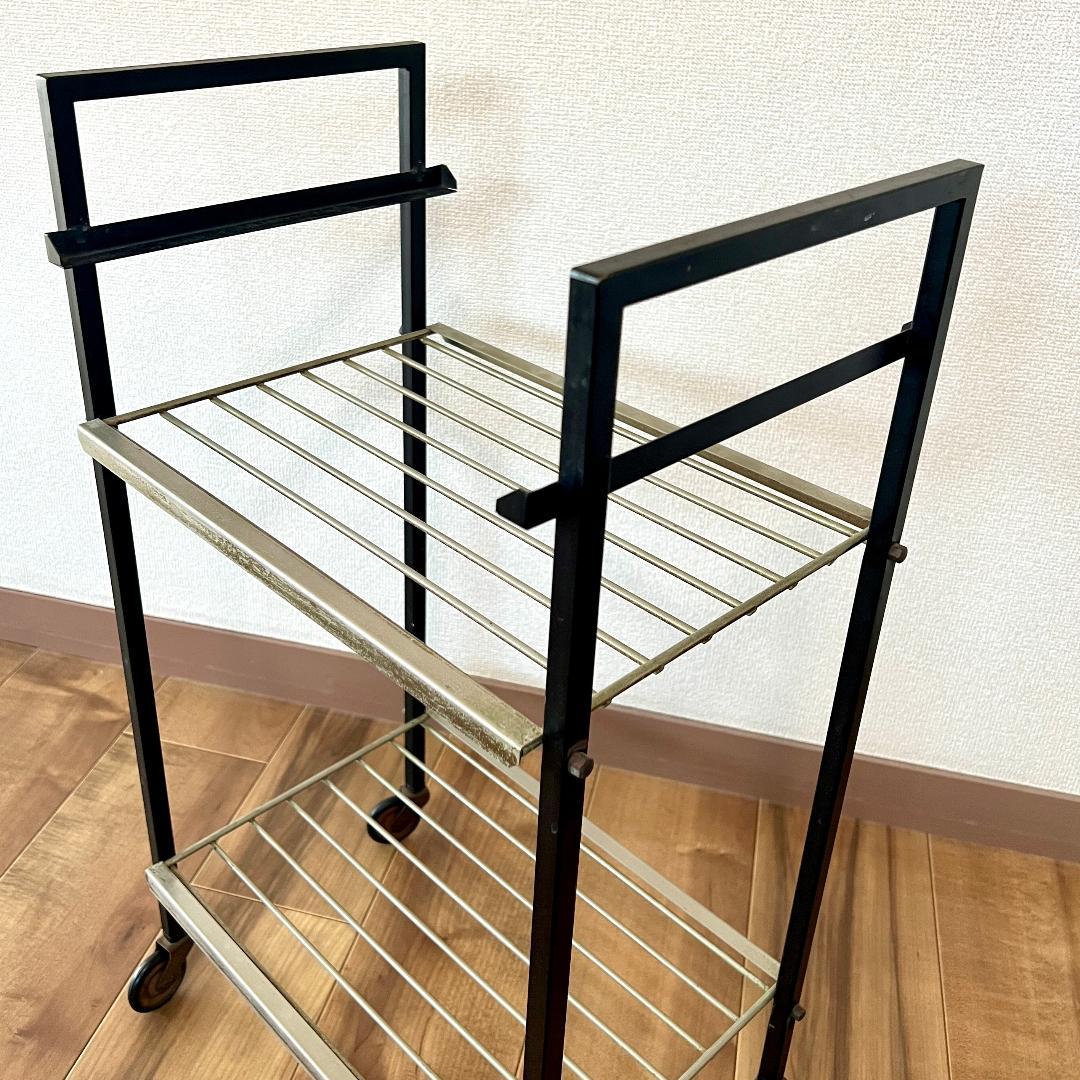 サイドテーブル オランダ製 ミッドセンチュリー キッチンワゴン カートワゴン