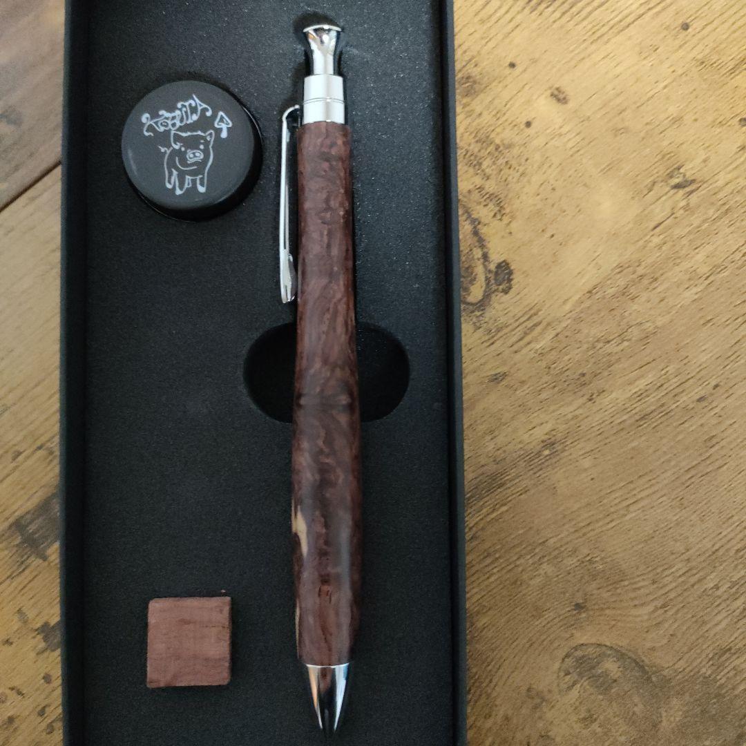 こぶた工房　極上バーズアイ　シャープペンシル　箱付き