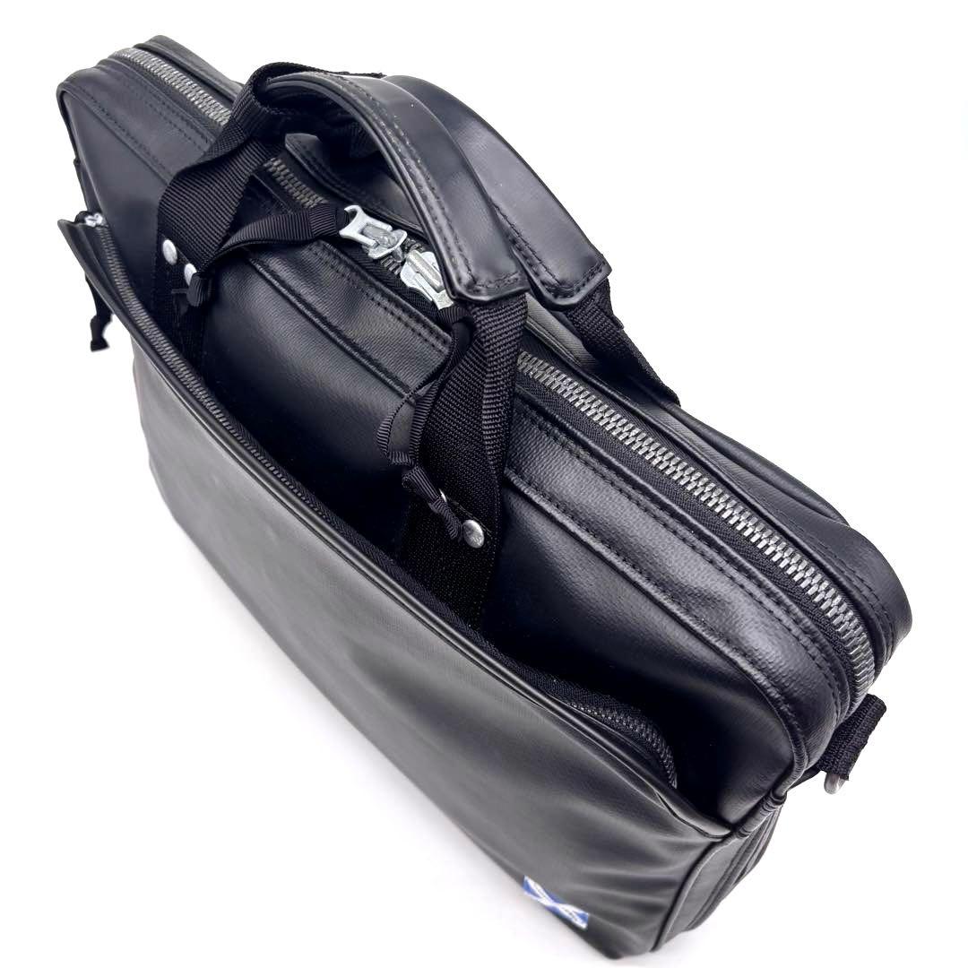 未使用級✨ラゲッジレーベル　ニューライナー　ビジネスバッグ　2way　青バッテン