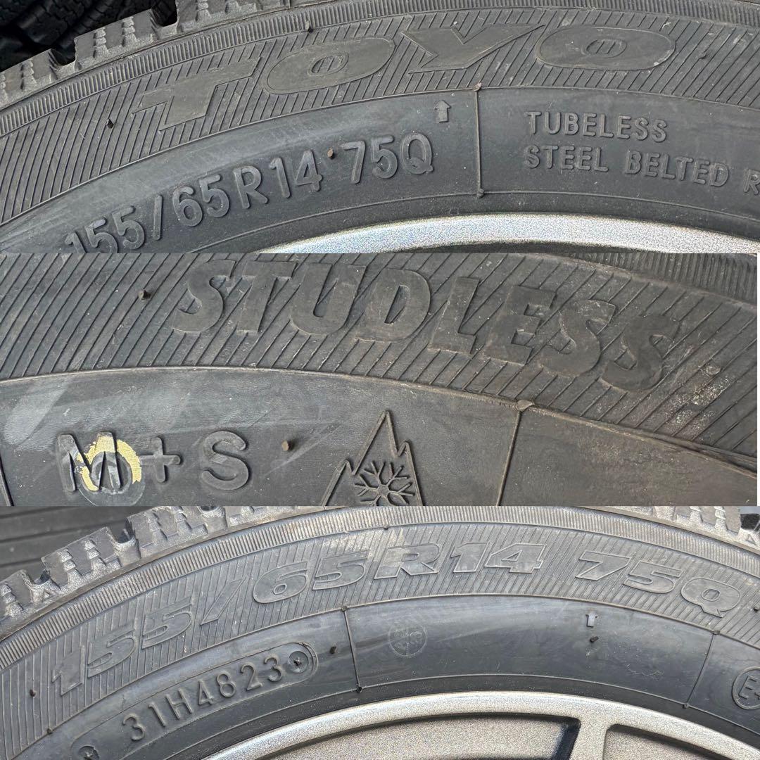 お取引中 SCHNEIDER14インチ23年TOYOスタッドレス⛰️４本