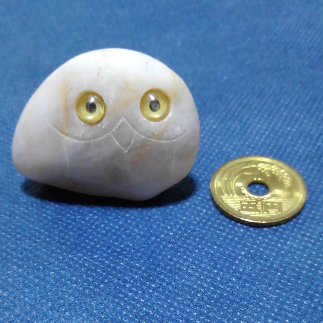 ♥️♥️珍しい！天然小石のフクロウ①