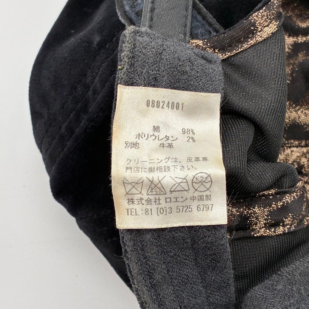 帽子 Special! 00s Roen Velour Skull Chain Cap