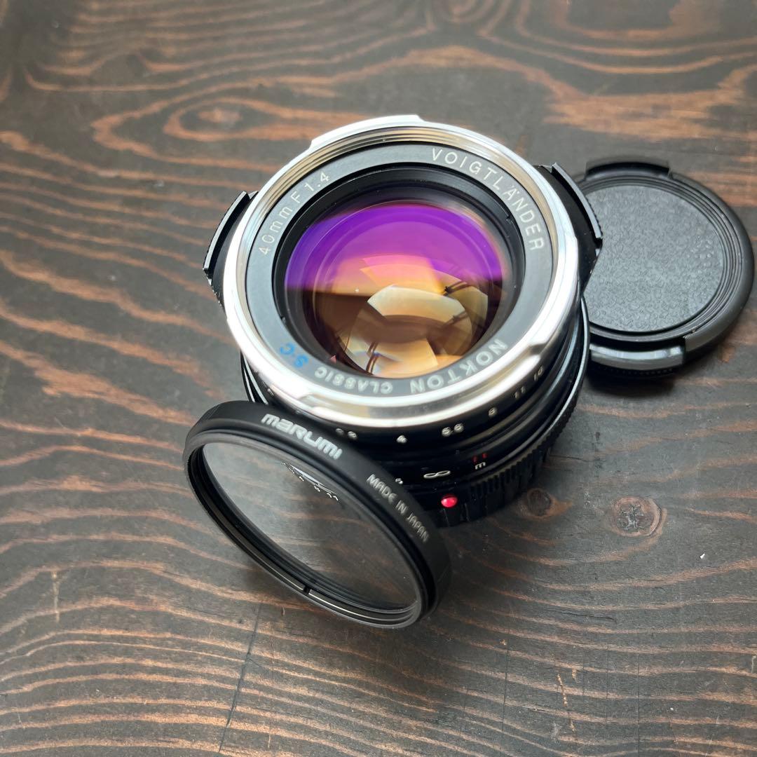 レンズ(単焦点) voigtlander NOKTON CLASSIC 40mm F1.4 S.C