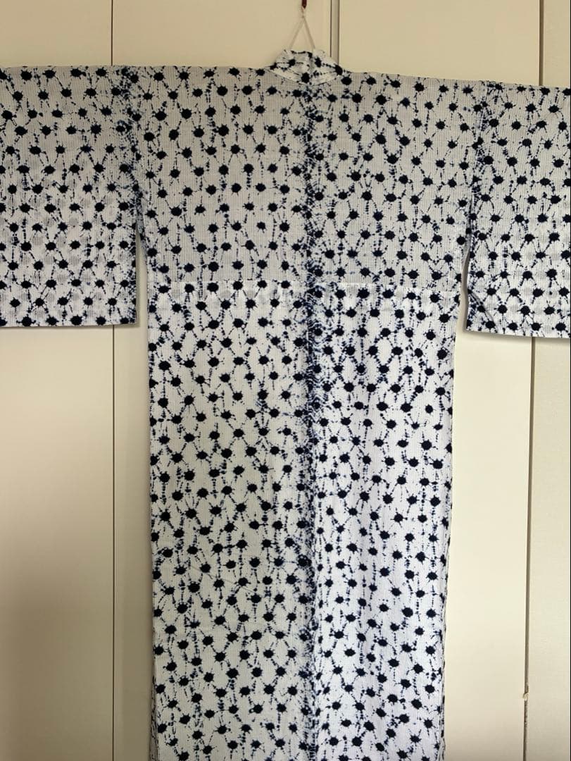 有松絞り　浴衣　日の出絞り