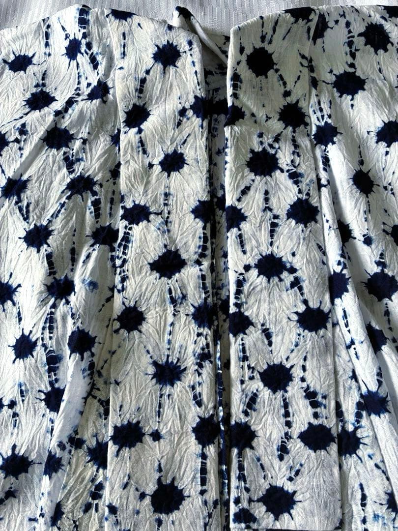 有松絞り　浴衣　日の出絞り