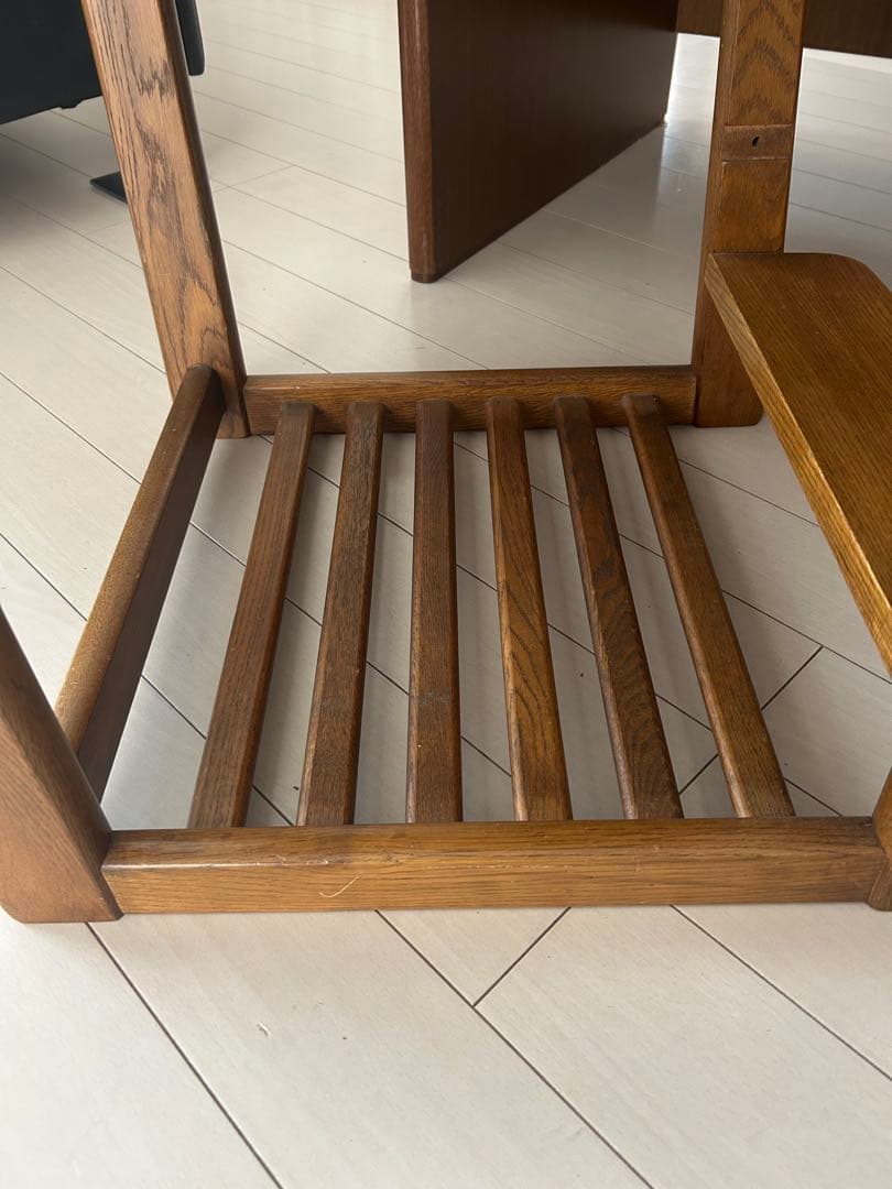 浜本工芸　学習机　本棚付き　袖机　フルセット　USED 皇室御用達　高級