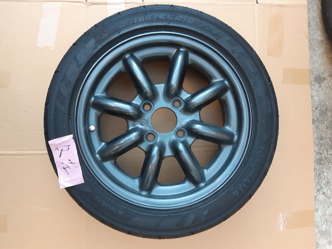 RSワタナベ&アドバンad07 4本セット&協永産業レデューラレーシングナット