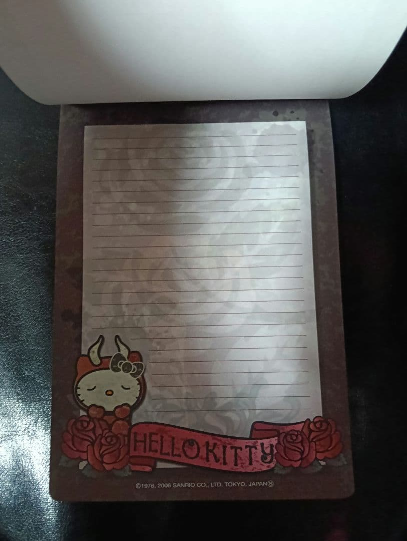 レア【2006年】デビルキティ　メモ帳　レターセット　KT