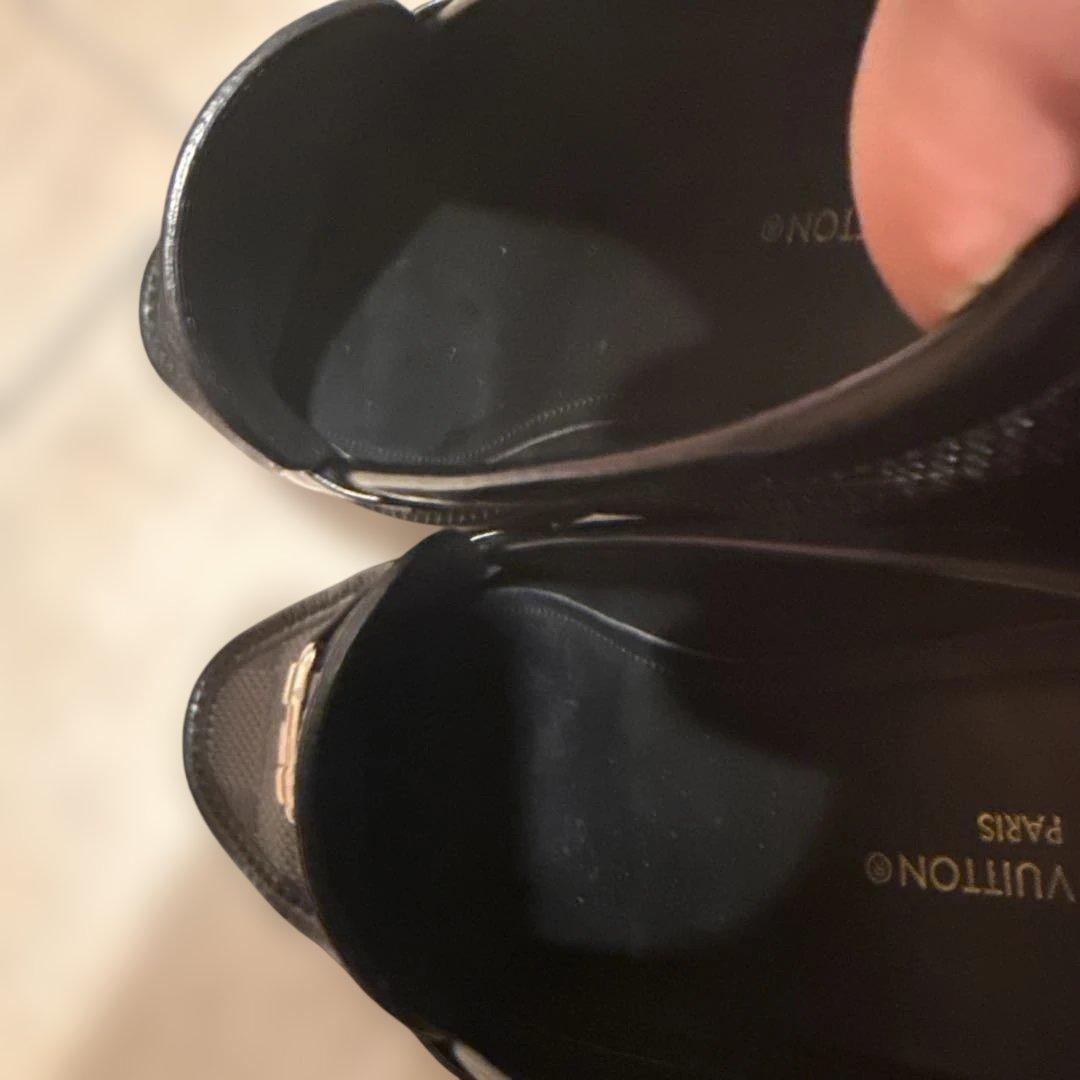 LOUIS VUITTON ダミエローファー ブラック