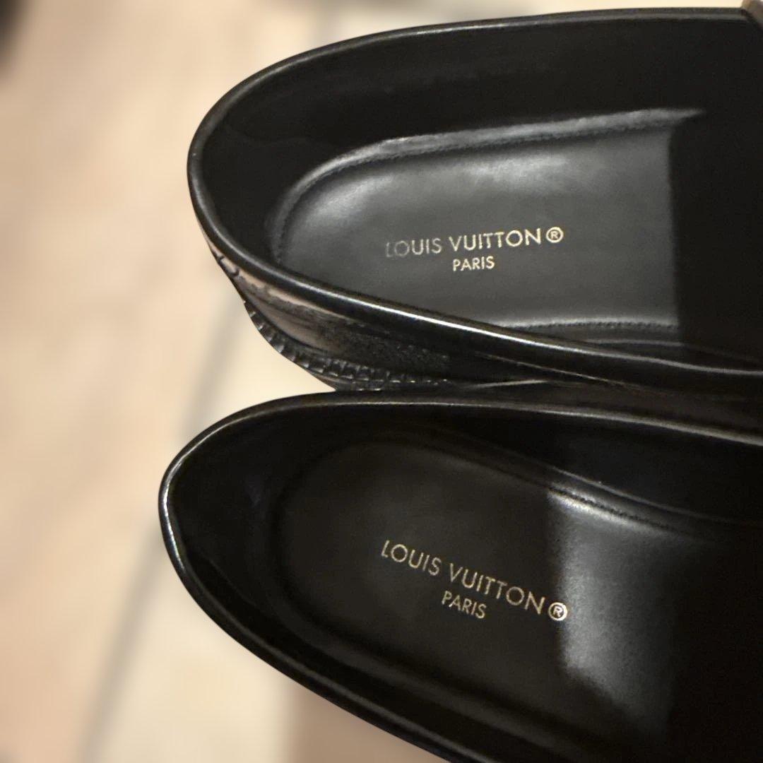 LOUIS VUITTON ダミエローファー ブラック