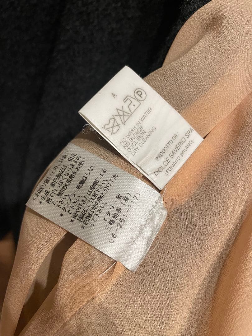 DOLCE & GABBANA アルパカコート　ドルチェアンドガッバーナ