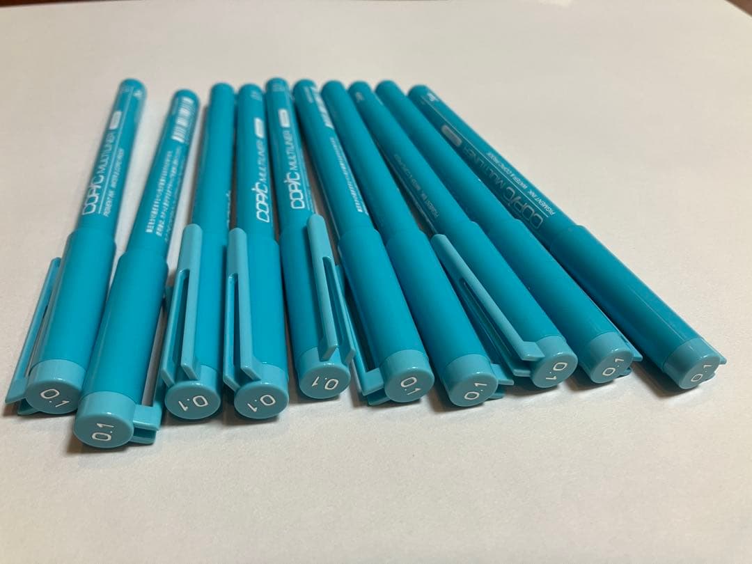 【激レア】コピック マルチライナー ターコイズ 50本（5線幅各10本）