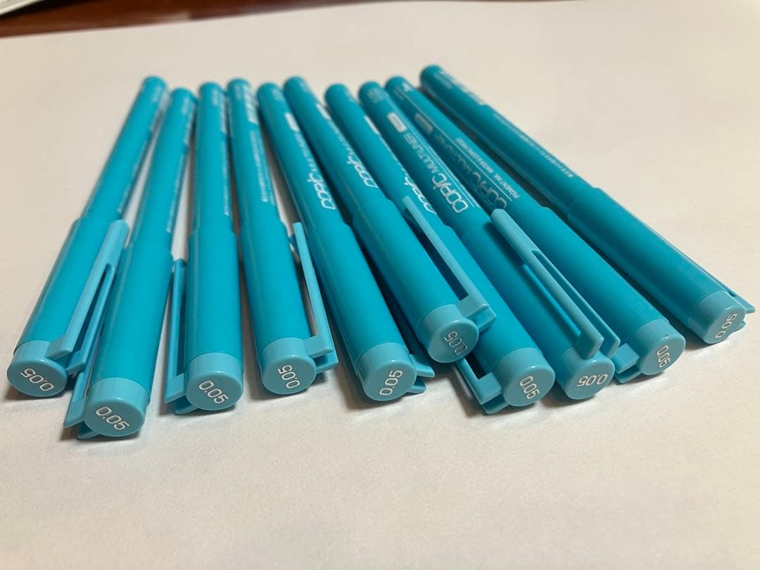 【激レア】コピック マルチライナー ターコイズ 50本（5線幅各10本）