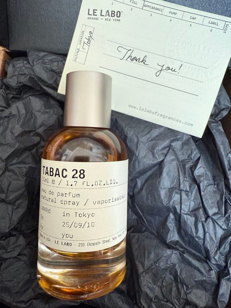 香水(ユニセックス) LE LABO CITY EXCLUSIVE TABAC 28 50ml