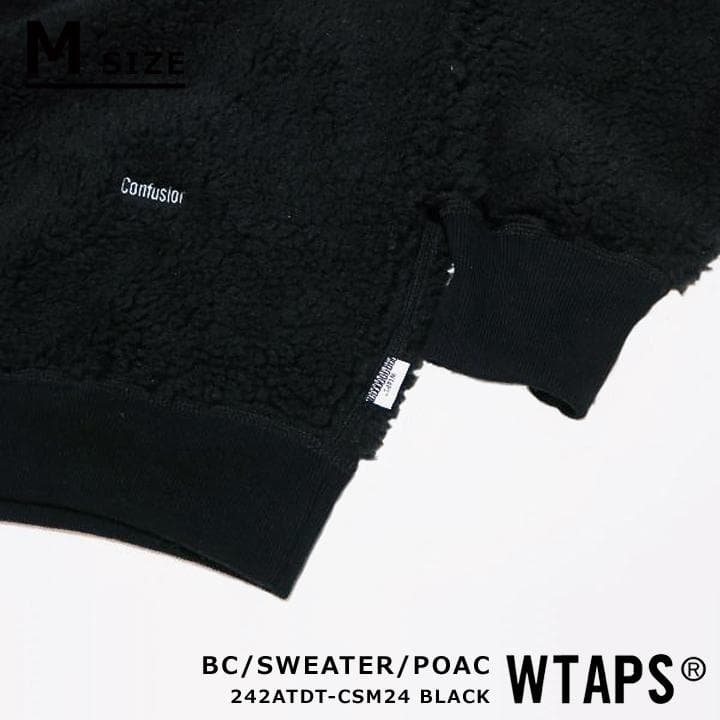 【Mサイズ】WTAPS★ボア クルーネック フリース ブラック 新品未使用