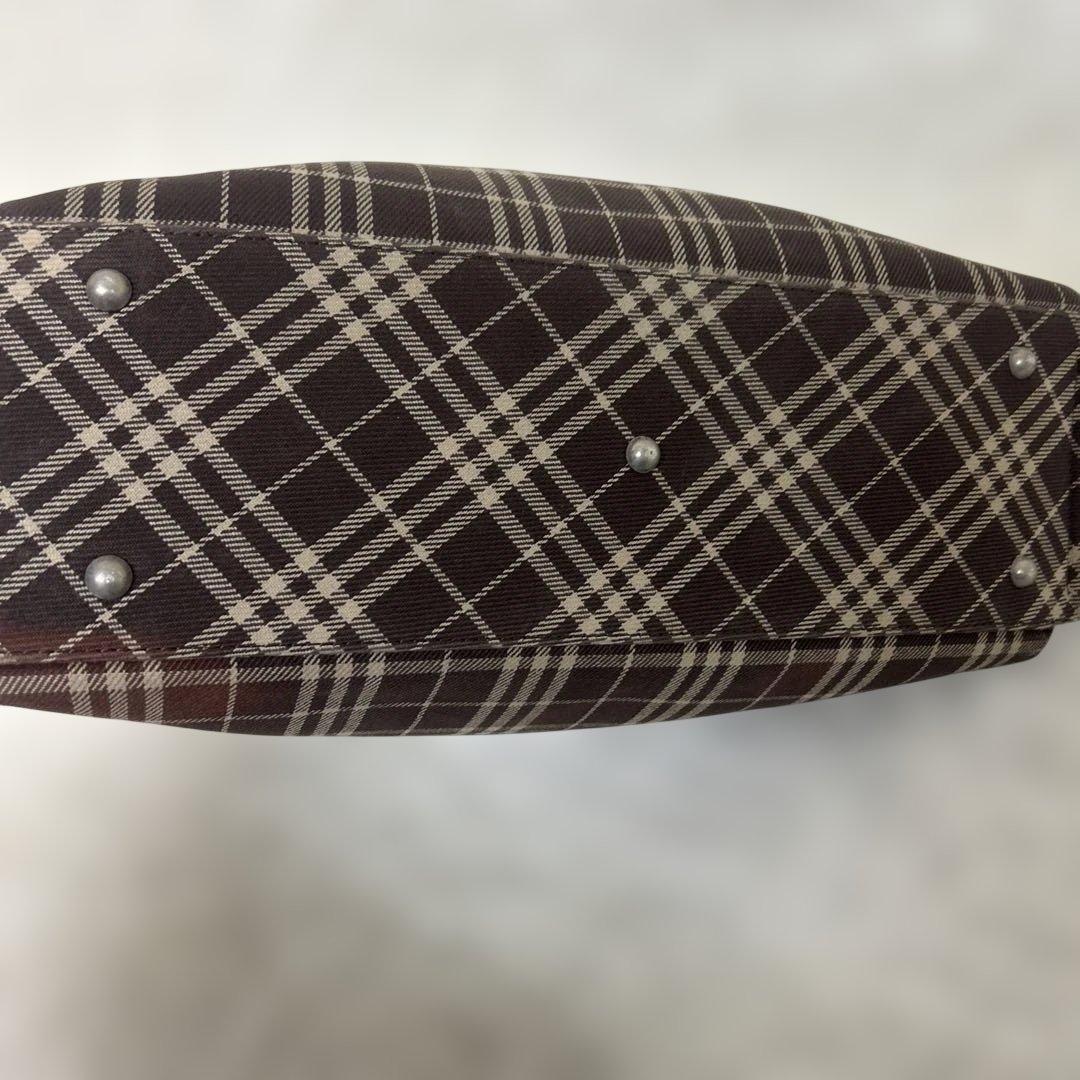 極美品✨バーバリーブルーレーベル トートバッグ ノバチェック ブラウン