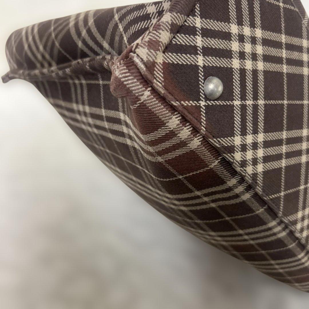 極美品✨バーバリーブルーレーベル トートバッグ ノバチェック ブラウン