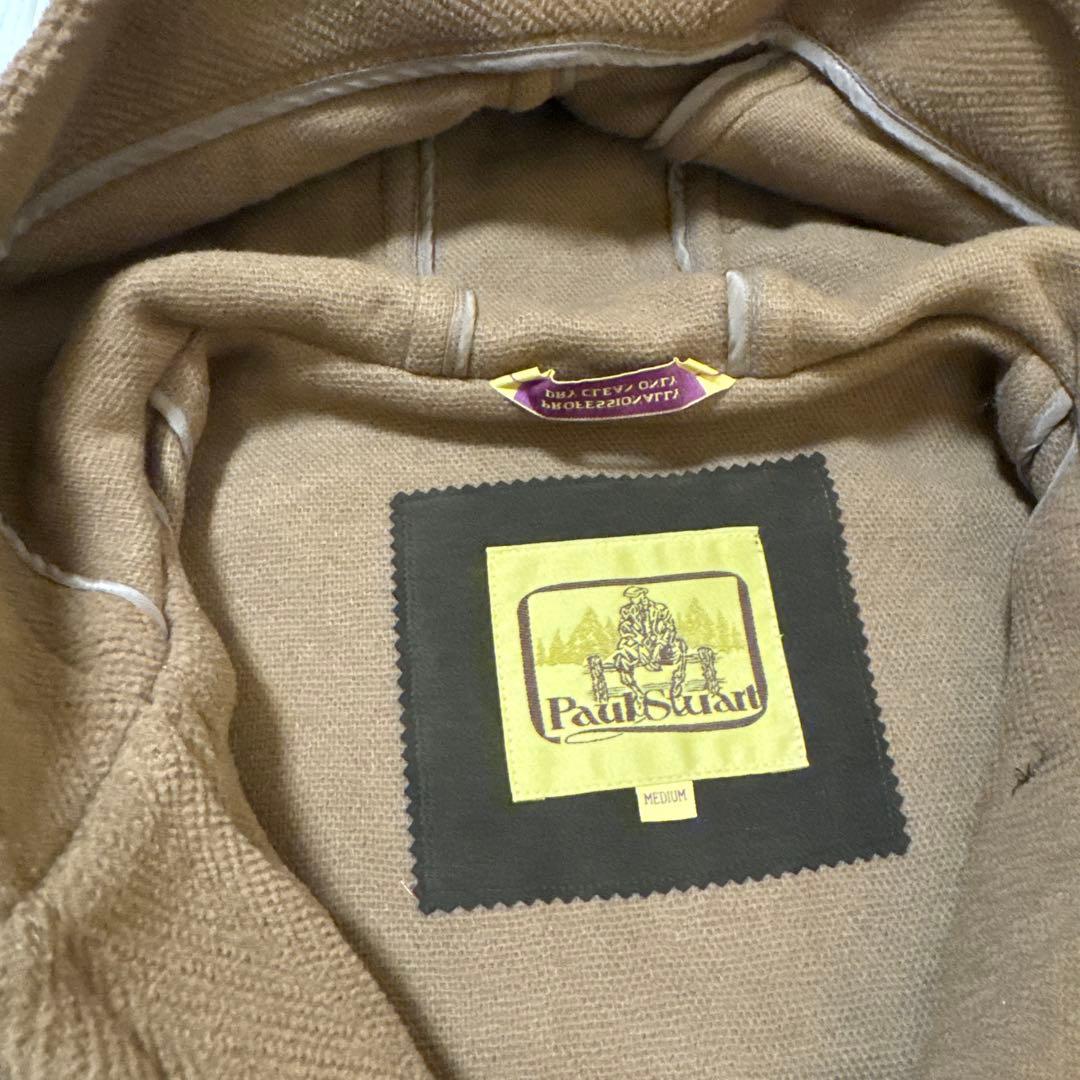 Paul Stuart ポールスチュアート ブラウン ダッフルコート カシミア