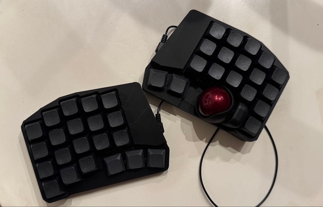 【新品】keyball39 完成品　静音タクタイル　トラックボール付き