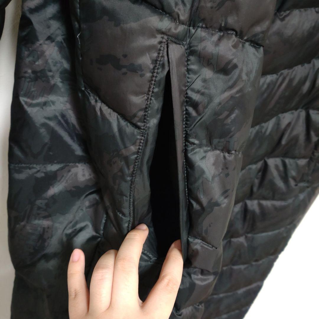 アスレタ ATHLETA ベンチコート ダウンコート　ロングコート　迷彩柄