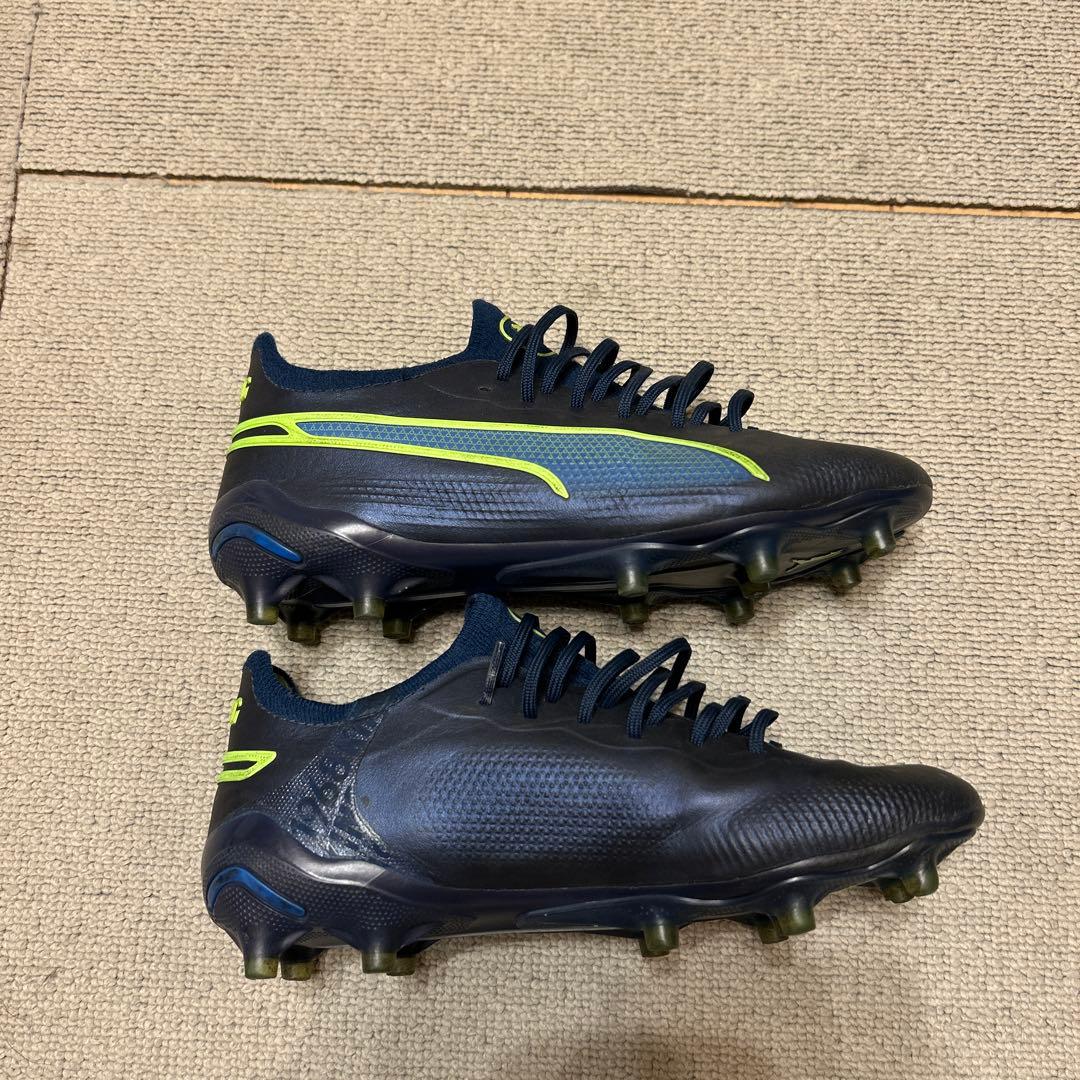 ネイビー/ライム スパイクシューズ