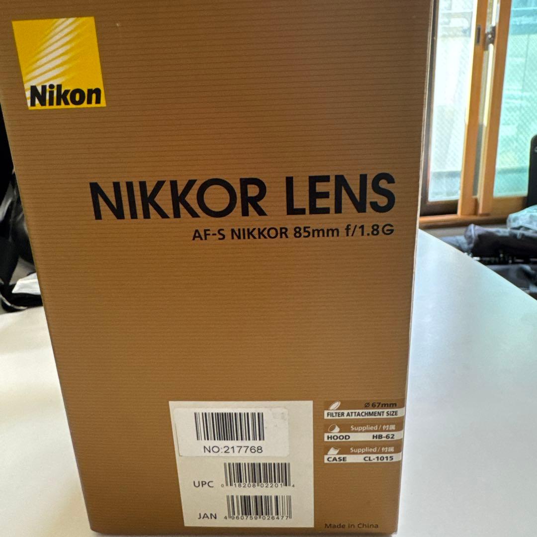 ニコン AF-S NIKKOR 85mm f/1.8G