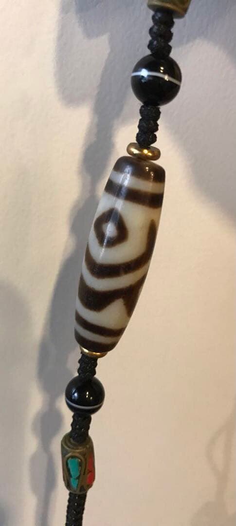 ☘️超レア 双魚金剛二眼天珠 ジービーズ Dzi　ネックレス