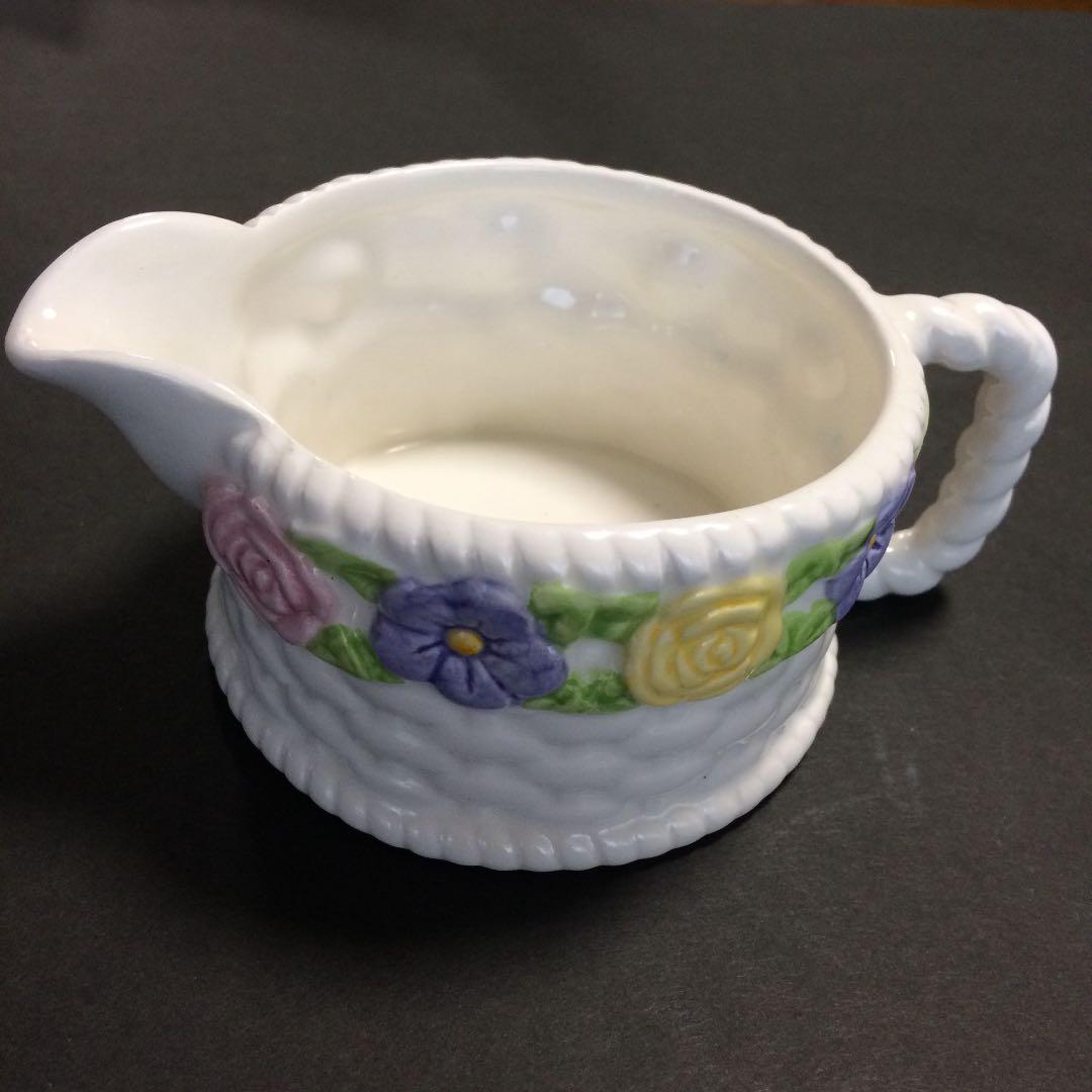 アンティーク　シュガー&ミルクポット