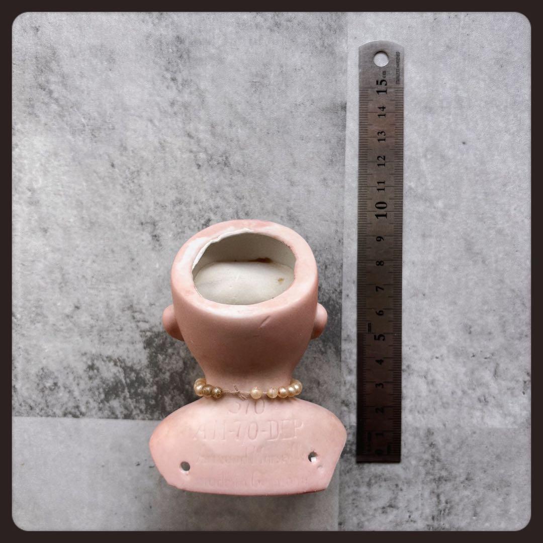 アンティーク ドイツ　Armand Marseille 製 ビスクドールヘッド
