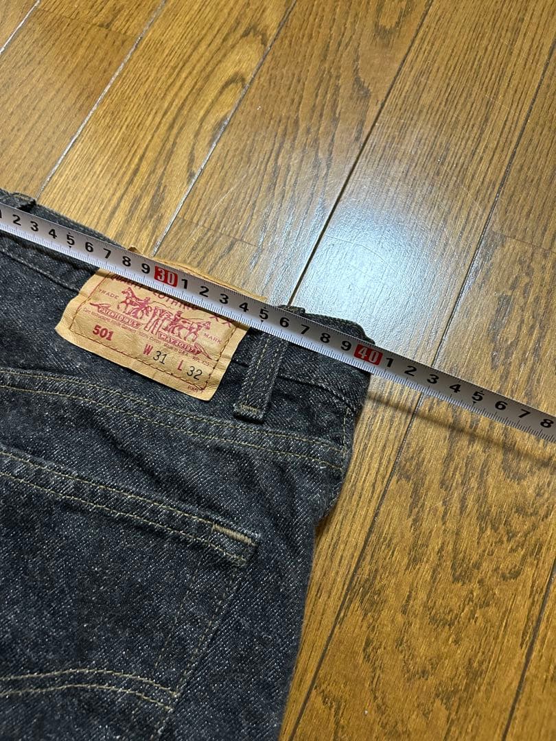 90s USA製 先染め ブラック LEVI'S 501 W31
