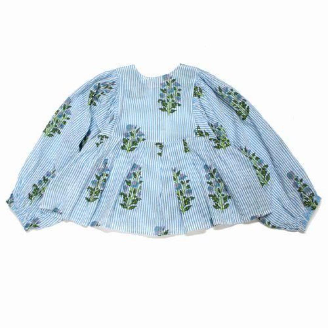 SZ Blockprints 23SS EVA TOP ブラウス　ヌキテパ