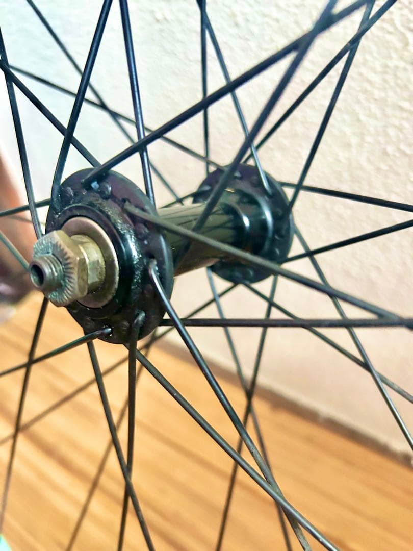 ビアンキ【Bianchi純正】クリンチャーホイール＆タイヤ前輪★珍しいチェレステ