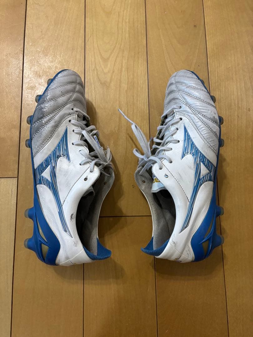 Mizuno モレリアネオ4 シューズキーパー 袋付き 限定色 水色 サッカー