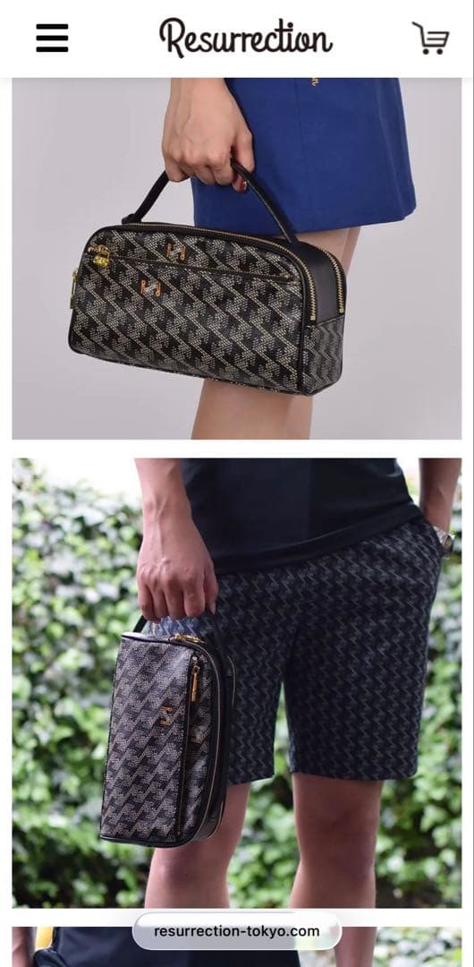 レザレクション　ピークス　NO.3 2way カートバッグ　定価¥34,100