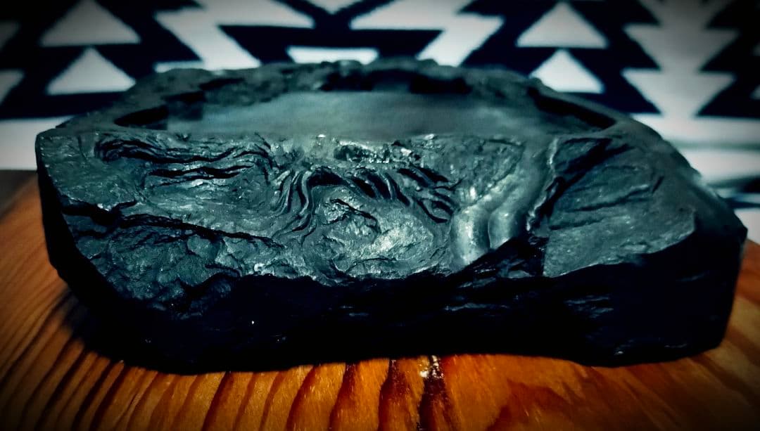 端渓硯 ＋おまけミニ硯 ＋ 筆６本