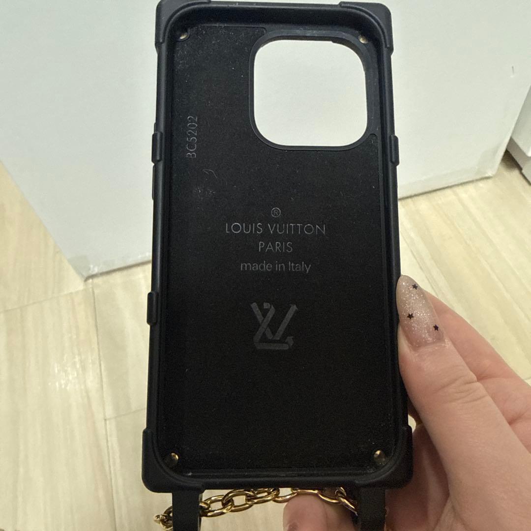Louis Vuitton iPhoneケース ブラック