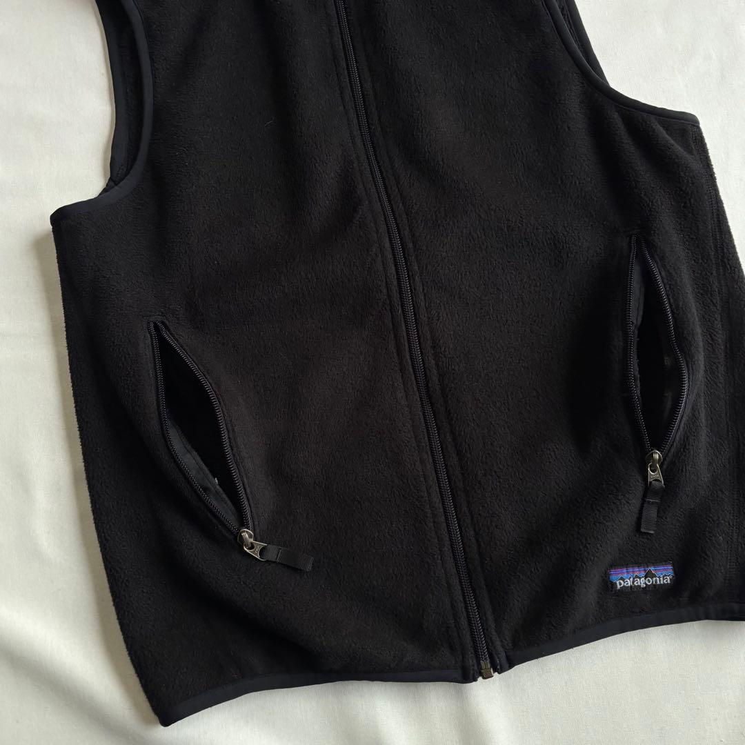 トップス 00s patagonia SYNCHILLA fleece vest BLK