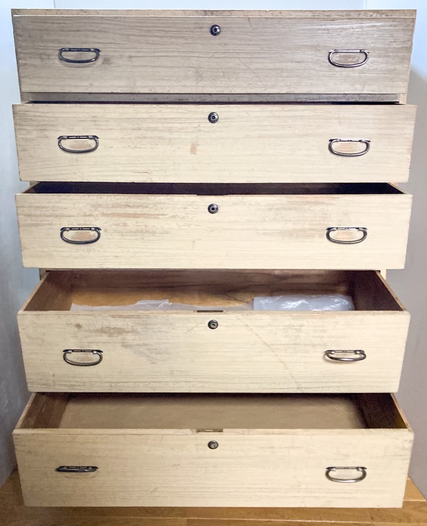 桐タンス 昭和レトロ ヴィンテージ 和箪笥  古民家 92×42×119