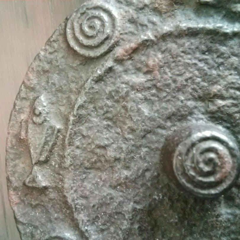 逸品　鉄味最高　古鉄　平安省鋳堂　蓋物　小物入れ　明治金工　和骨董