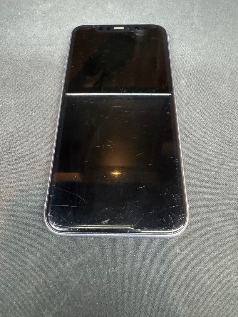 iPhone11 64GB パープル 動作問題なし FaceID◎ 画面傷あり