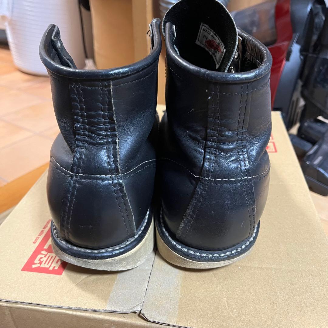 90s USA製 レッドウィング 8130 RED WING ブラック