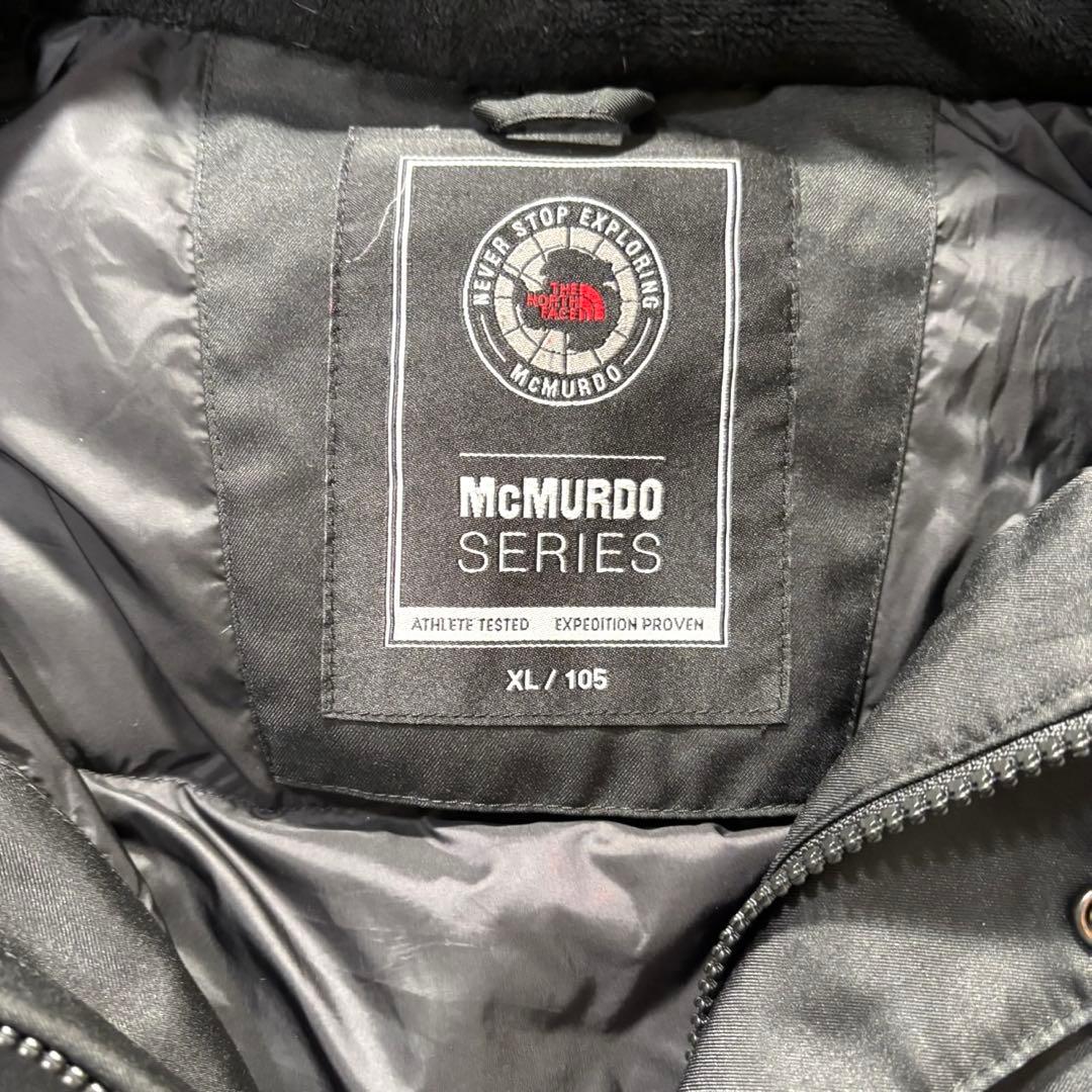 【THE NORTH FACE】マクマードシリーズ　ロゴワッペン　黒　XL 紳士