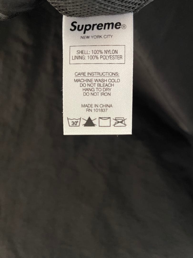 SUPREME Corner Arc Half Zip Pullover 黒 S