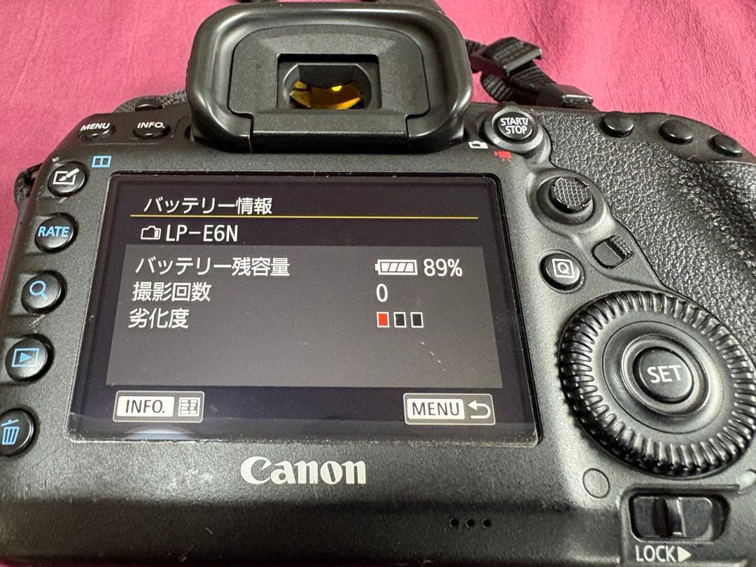 サービスセンターにて点検済　Canon EOS 5D mark 4 付属品完備