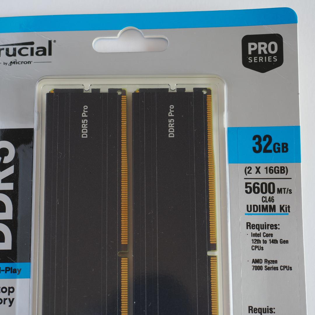 Crucial DDR5 32GB (2x16GB) メモリー