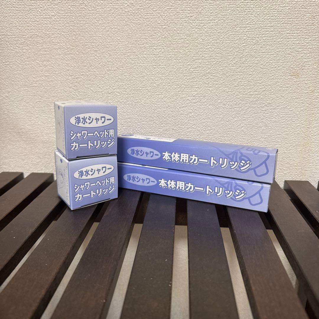 素粒水　フリーサイエンス　シャワー用交換カートリッジ　２個セット売り