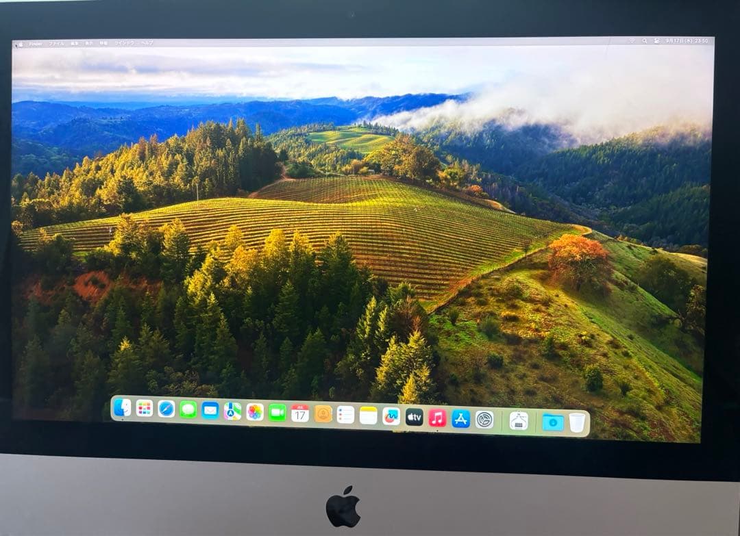ジャンク品　iMac retina 4k 21.5 インチ　2019 ひび割れ