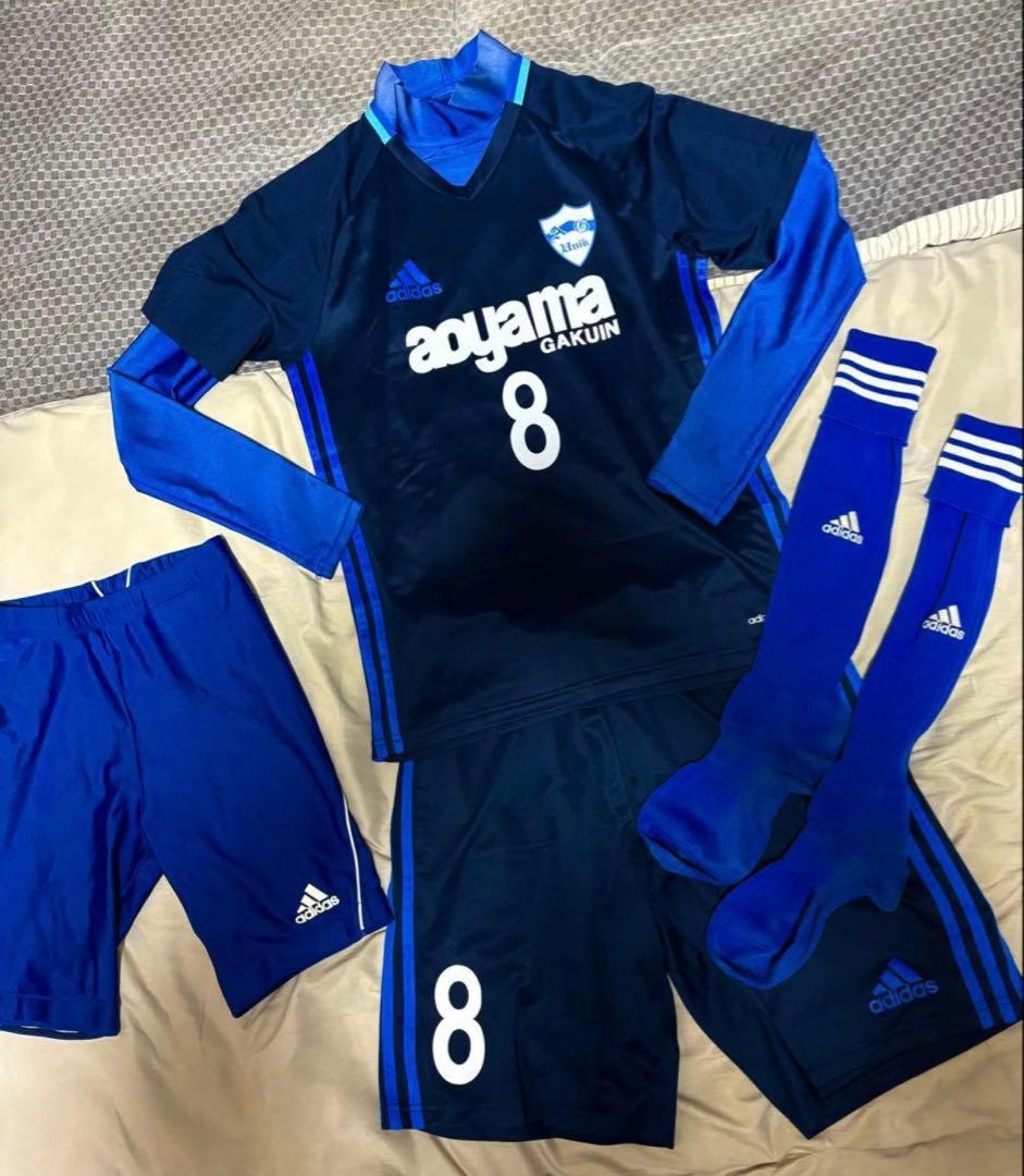 青山学院大学サッカー部　ユニフォーム　M セット販売　インナー＆スパッツ付属