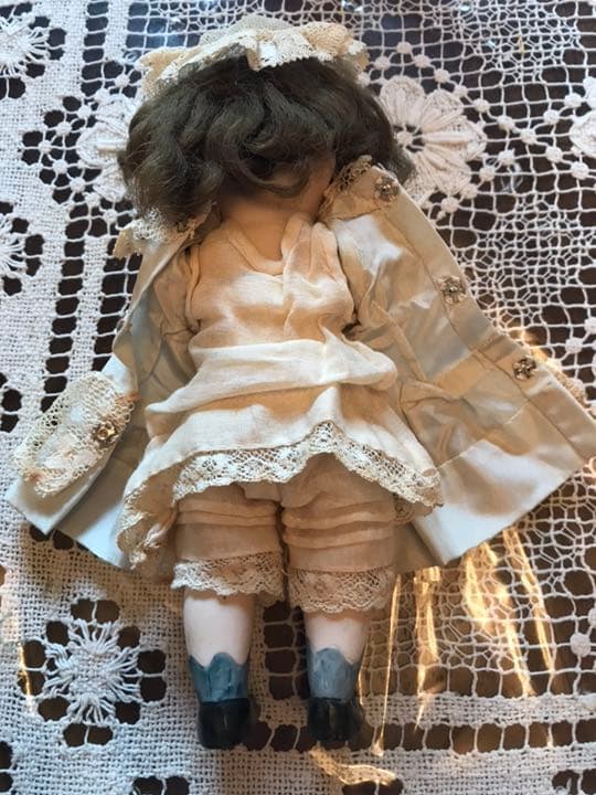 ハンドメイド ビスクドール❷ ドールスタンド付き