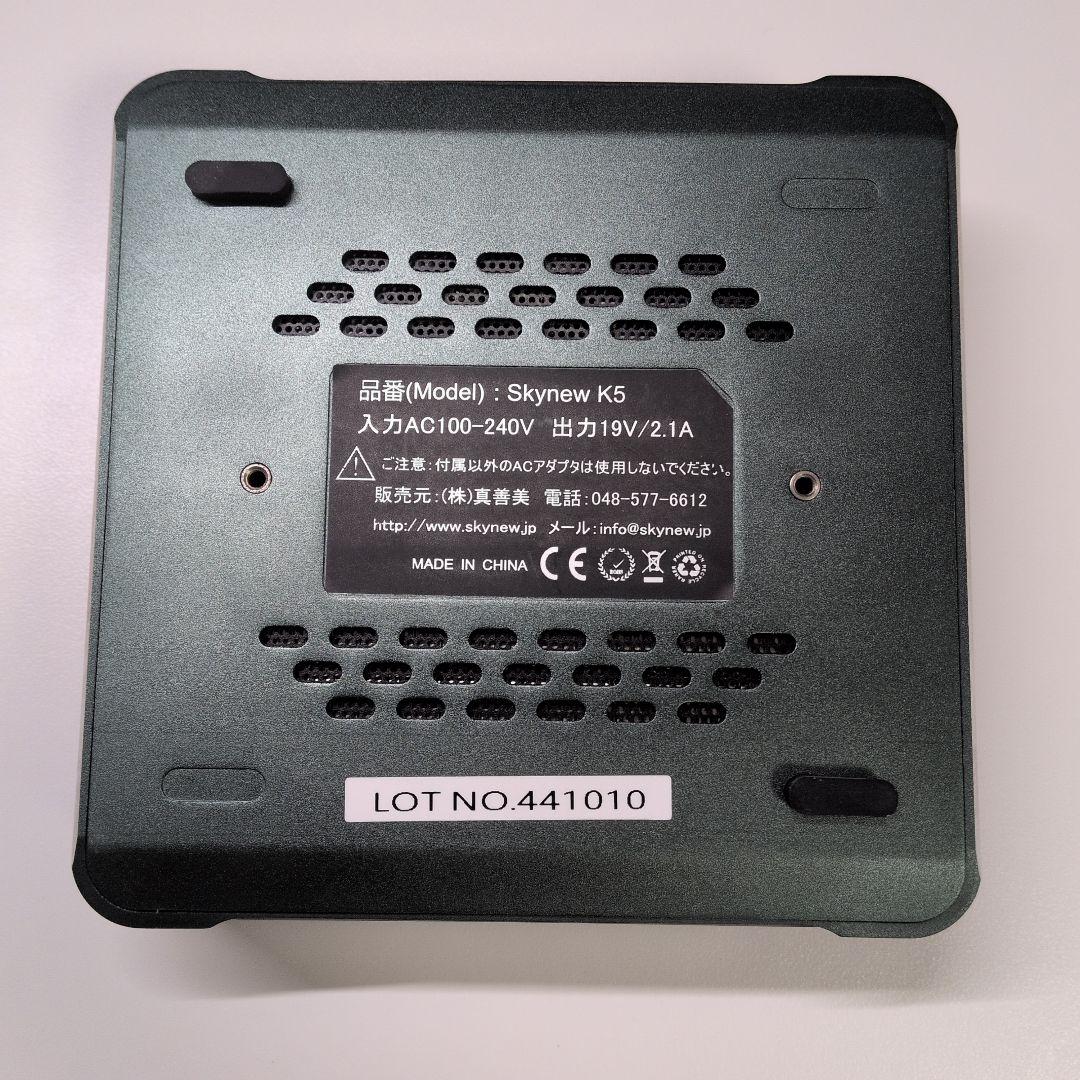 【美品】Skynew K5 ミニPC 本体と付属品